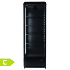 Prodis XDA600-P-K-LE Black Display Fridge 377 Litre