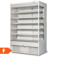 Prodis XMD1200-P-NB-W Open Fronted Multideck Display Fridge 1200mm White