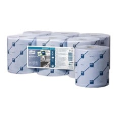 Tork Reflex Centrefeed Wiper Blue Roll Refill (Pack of 6)