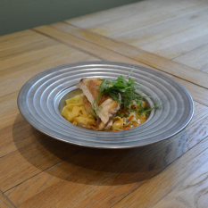 Vintage Steel Pasta Bowl 26cm/10"