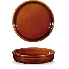 Art de Cuisine ZCAGMD141 Rustic Brown Mezze Dish 14cm 31.3cl