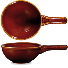 Art de Cuisine ZCAGPN21 Rustic Brown Deep Skillet Pan 24.5cm 57cl