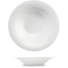 Art de Cuisine ZCAPOMS1 Menu Porcelain Mid Rim Soup Bowl 22.8cm 28cl