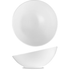 Art de Cuisine ZCASLBM1 Menu Porcelain Medium Slanted Bowl 17.5 x 8.1cm 40cl