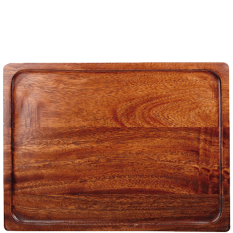 Art de Cuisine Menu Graphite Wood Square Deli Board 24 x 32cm/9.44 x 12.56" (Pack of 4)