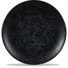 Art De Cuisine Menu Shades Caldera Ash Black Coupe Plate