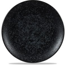 Art De Cuisine Menu Shades Caldera Ash Black Coupe Plate 27cm (Pack of 6)