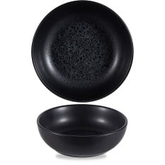 Art De Cuisine Menu Shades Caldera Ash Black Bowl 13cm (Pack of 6)