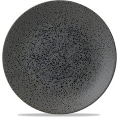 Menu Shades Caldera Flint Grey Coupe Plate 11.37 Inch