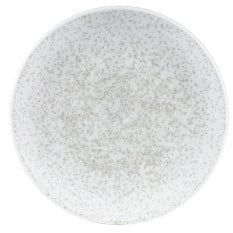 Art De Cuisine Menu Shades Caldera Chalk White Coupe Plate
