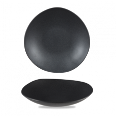 Churchill Alchemy Buffetscape Melamine Trace Bowl 12.5 Inch Black Granite
