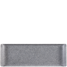 Churchill Alchemy Melamine Buffet Tray Granite 15.3 x 56cm/6 x 22" (Pack of 4)