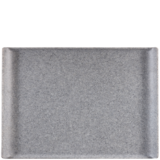 Churchill Alchemy Melamine Buffet Tray Granite 32.5 x 53cm/12.75 x 20.81" (Pack of 2)