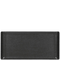 Churchill Alchemy Melamine Buffet Rectangle Tray Black 14.5 x 30cm/5.69 x 11.75" (Pack of 6)