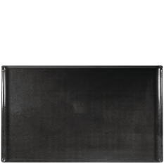 Churchill Alchemy Melamine Buffet Rectangle Tray Black 32.5 x 53cm/12.75 x 20.81" (Pack of 2)