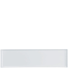 Churchill Alchemy Melamine Buffet Rectangle Tray White 15.3 x 56cm/6 x 22" (Pack of 4)