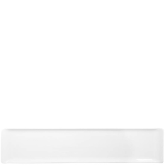 Churchill Alchemy Melamine Buffet Rectangle Tray White 20 x 58cm/7.81 x 22.81" (Pack of 4)