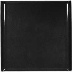 Churchill Alchemy Melamine Buffet Square Tray Black 30.3 x 30.3cm/11.88 x 11.88" (Pack of 4)