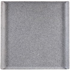 Churchill Alchemy Melamine Buffet Square Tray Granite 30.3 x 30.3cm/11.88 x 11.88" (Pack of 4)