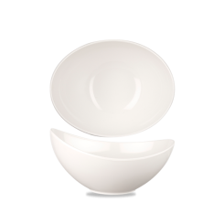 Churchill Alchemy Melamine Buffet Moonstone Bowl 20cm White