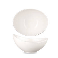 Churchill Alchemy Melamine Buffet Moonstone Bowl 25cm White