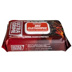 Ultragrime Life BBQ Cloth Wipes (Pack of 60)