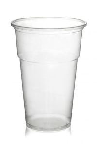 Disposable Pint Glass 20oz CE Marked Flexy Pint To Brim Pack of 1000