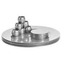 Metallic Dining Table Bundle Silver (Pack of 18)