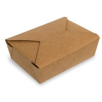 Kraft Takeaway Food Boxes Number 3 2000ml 79oz (Pack of 200)