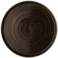 Churchill Stonecast Patina Iron Black Walled Plate 26cm/10.25" (Pack of 6)