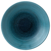 Churchill Stonecast Aqueous Lagoon Deep Coupe Plate 25.5cm/10" (Pack of 12)