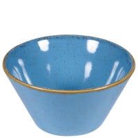 Churchill Stonecast Cornflower Blue Zest Bowl 12.1cm/4.8" 340ml/12oz (Pack of 12)