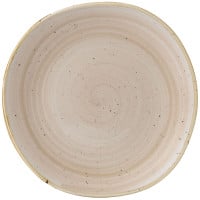 Churchill Stonecast Nutmeg Cream Organic Round Plate 26.4cm/10.38" (Pack of 12)