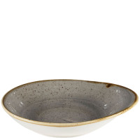 Churchill Stonecast Peppercorn Grey Round Dish 16 x 14.5cm/6.25 x 5.75" 170ml/6oz (Pack of 12)
