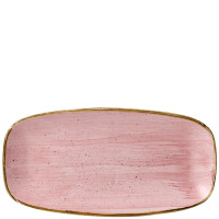 Churchill Stonecast Petal Pink Chefs Oblong Plate 15.3 x 29.8cm/6 x 11.69" (Pack of 12)
