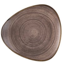Churchill Stonecast Raw Brown Lotus Plate 26.5cm/10" (Pack of 12)