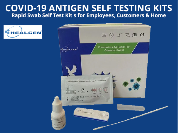 NEW COVID-19 Rapid Antigen Self Testing Kits from Healgen