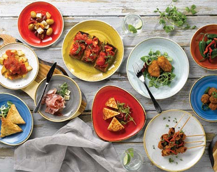 Coloured Crockery