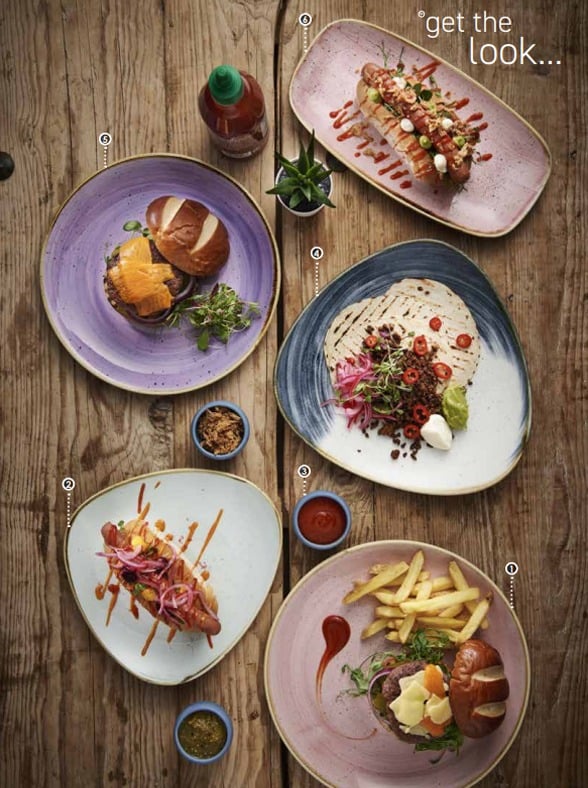 Churchill Stonecast Pastels tableware concept