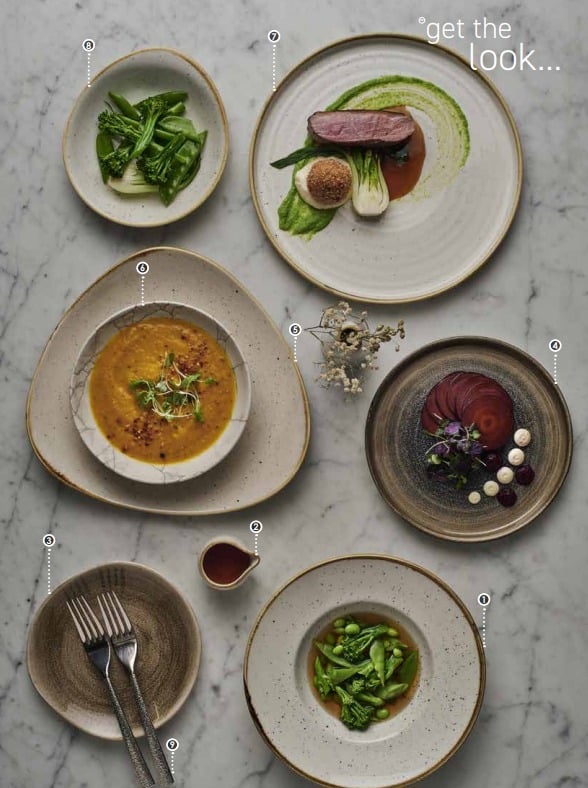 Churchill Stonecast Premium Neutrals tableware concept