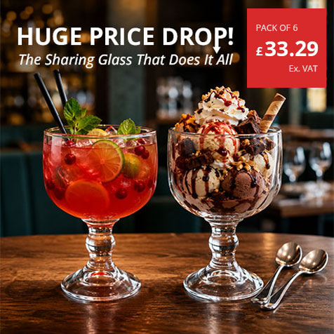 Utopia sharing dessert glass