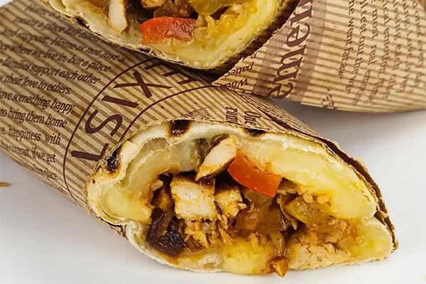 Burritos cooked in a Unox SPEED.Compact oven