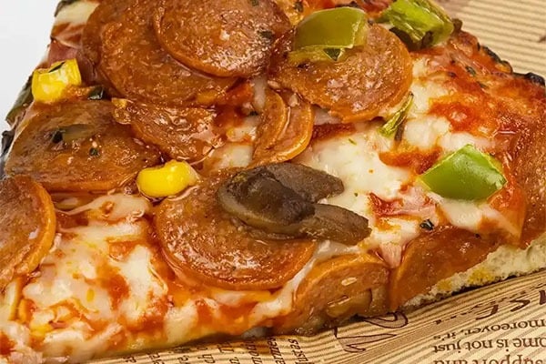 Pizza cooked in a Unox SPEED.Compact oven
