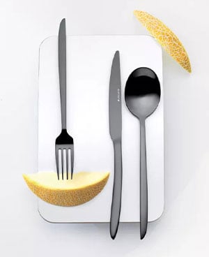 Eternum Orca Matt Black Cutlery