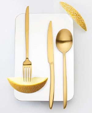 Eternum Orca Matt Gold Cutlery