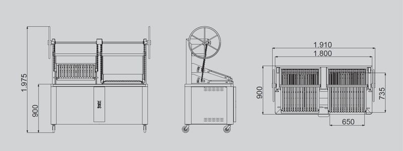 Kopa Parilla Technical Drawing