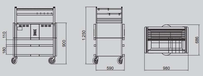Kopa R90S Technical Drawing