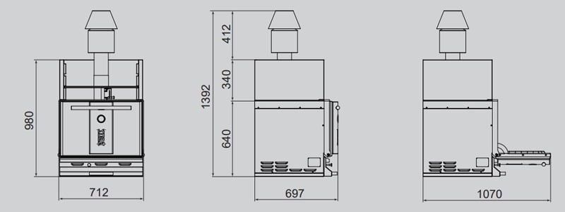 Kopa 401 OC Technical Drawing