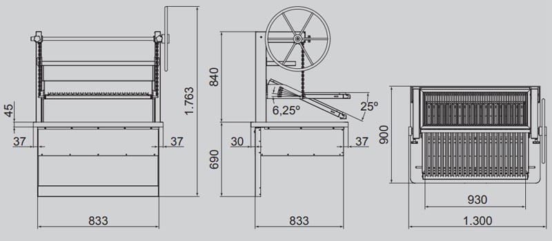 Kopa Parrilla Drop In technical specifications