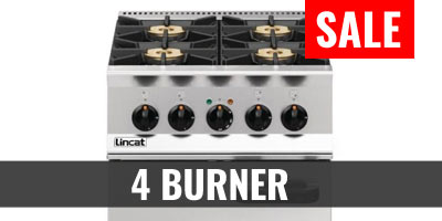 4 Burner Commercial Cookers